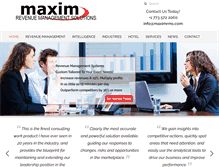 Tablet Screenshot of maximrms.com